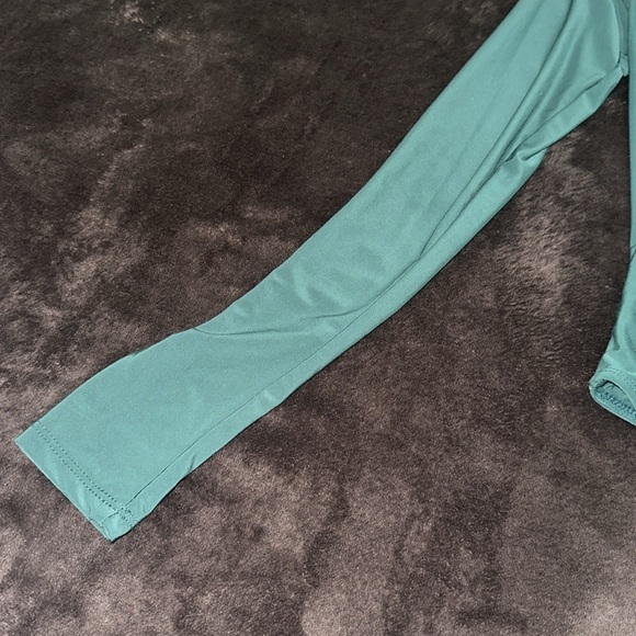 Bodysuit green dressy top - Picture 3 of 5